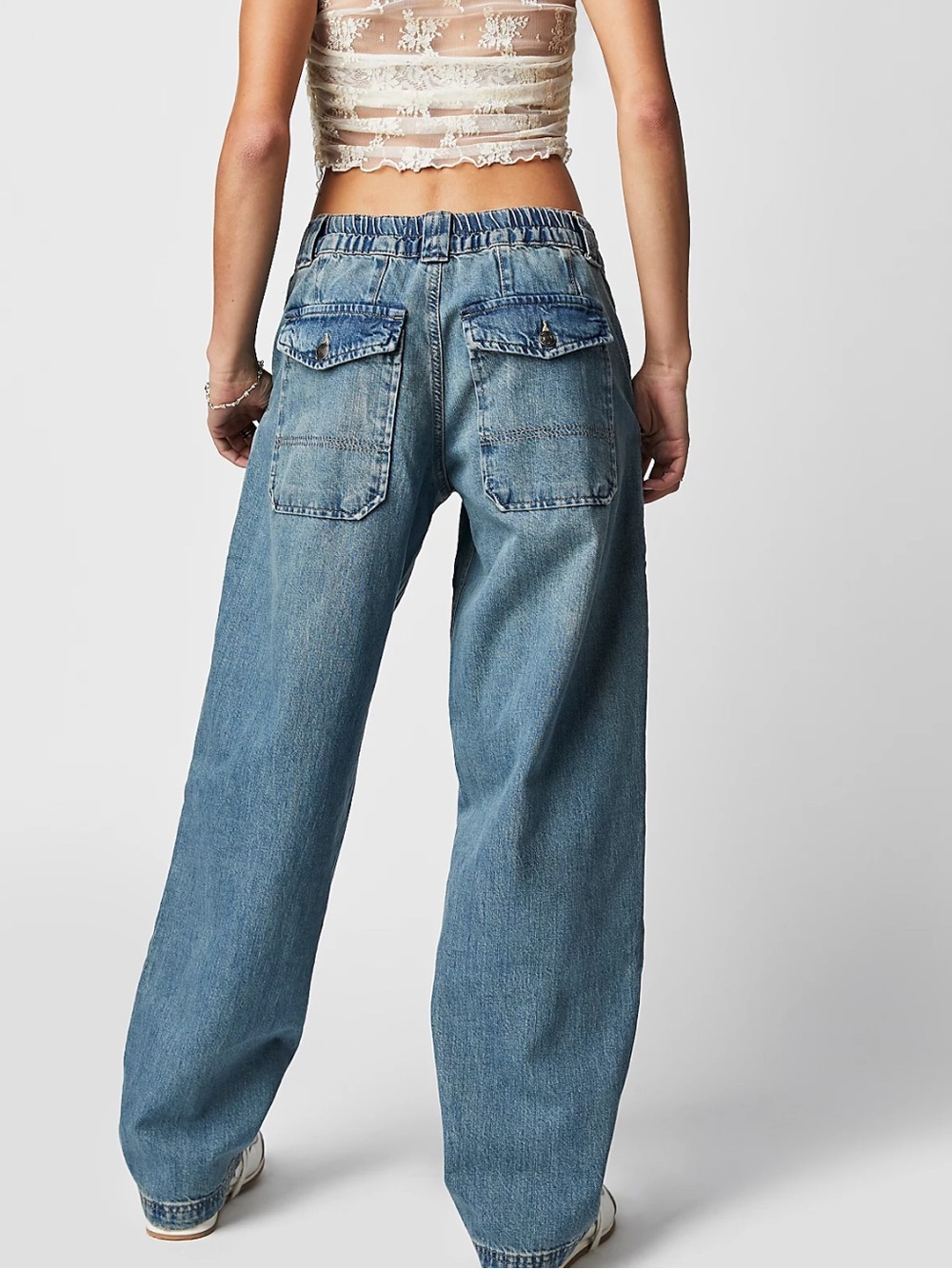 We The Free Low-Slung Oversized Jeans Size XS